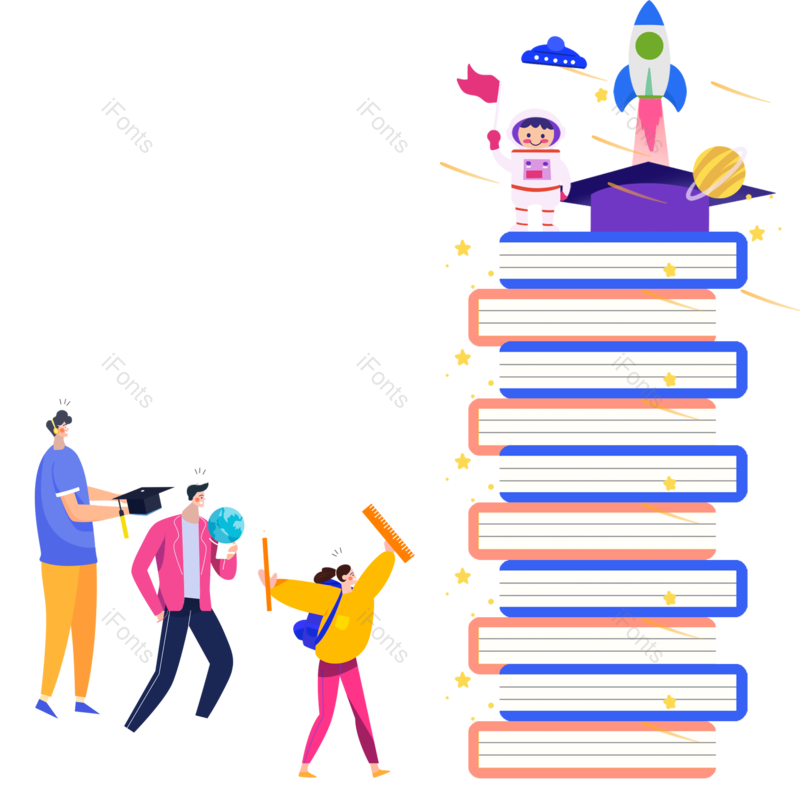 学习图片,培训元素,学生PNG,教育类免抠素材